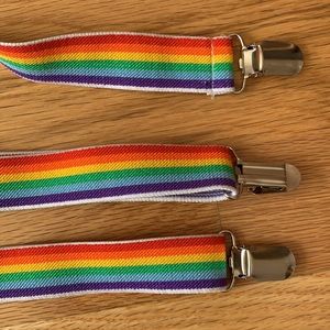 Rainbow 🌈 Suspenders VTG 😻CUTE😻